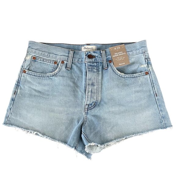 Madewell Relaxed Demin Shorts.  W28.  New With Tags - Picture 1 of 15